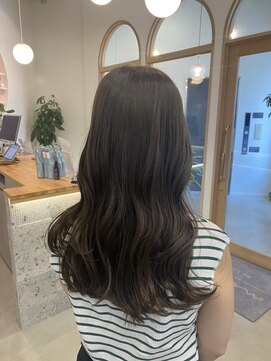 ミレ バイ ルカ(mire by Luca) ブリーチなしのWcolor " Olive beige "