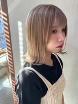 モノ(mono)&nbsp;【mono  柏】ダブルカラー　ミルクティーベージュ