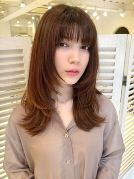 リコバイアフロート(riko by afloat) くびレイヤー/フェイスレイヤー/アースカラー/韓国[stylist竹田]