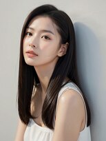 ブロッサム 東中野店 20代30代大人美人小顔ブリーチなし韓国ヘアアッシュブラック