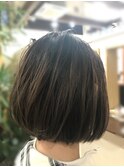 ２０代３０代４０代☆乾かすだけでまとまる☆ナチュラルボブ