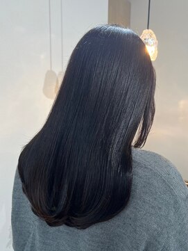 ビビバイベル(BiVi by BHEL) グレージュミルクティーベージュカラー韓国レイヤーカット20代