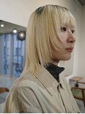 【レイヤーボブ/中里千尋】顔周りレイヤー/ウルフ/顔周りウルフ