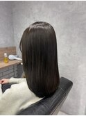 艶髪暗めグレージュ