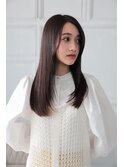 大人可愛いナチュラルストレート【京都河原町美容室】