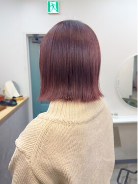 ヒョンミョン ライズバイレボ 柏西口店(hyon myon/RISEbyREVO) ピンクブラウン/ボブカット/柏駅