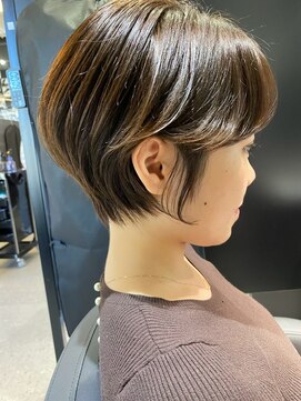 ワンバイジエクト 梅田 【似合わせ白髪ぼかし】細めハイライト/くすみベージュ/美髪