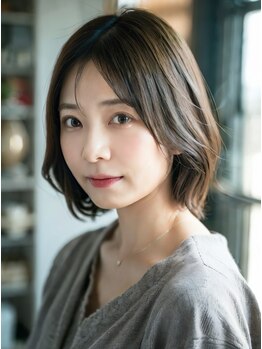ヘアーエバリーズ(hair Everies)の写真/「白髪ぼかしで自然な艶色へ。上品に魅せる大人の美髪カラー」