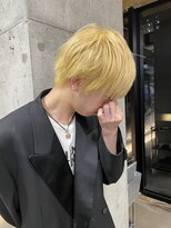 ランド(LAND)&nbsp;ネオンくすみイエロー　メンズショート