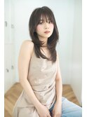 【THiRD】ホワイトグレージュチェリーブラウンミニウルフ