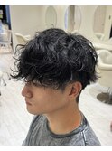 シャドーパーマ無造作パーマメンズパーマ