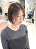 大人女子におすすめ/ミニボブ/束感カット/コンパクトボブ