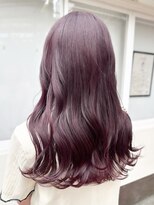 ラレイ ハラジュク(Lalei harajuku) 【白石】ブリーチなし赤髪モーヴピンク暖色艶カラー学割