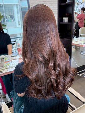 ディフィーノ 青山(DIFINO) 艶髪ウェーブ/髪質改善/透明感カラー/ブラウン