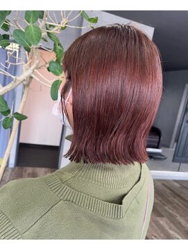 ラルート 藤枝店(La route by Le reve) 切りっぱなしボブ［藤枝/藤枝駅/メンズ/髪質改善/縮毛矯正/眉毛]