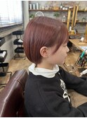 ショート×ピンクカラー