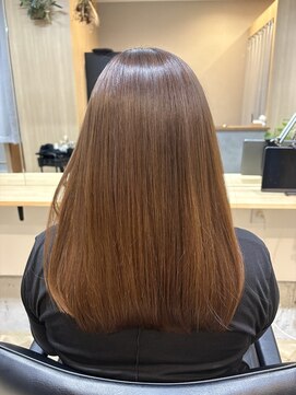 髪質改善グレイカラーベージュ