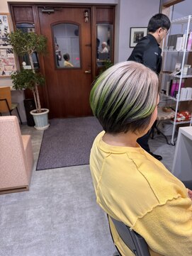 コロレ(COLORE) アンブレラカラー×エンドカラーのデザインショート
