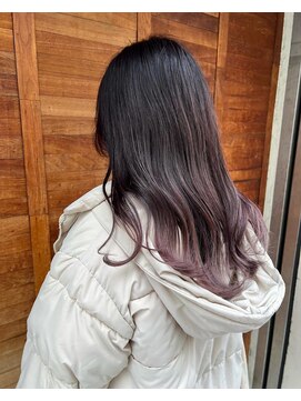 ブリッジ バイ ネオリーブ 綱島店(bridge by neolive) カシスピンク×グラデーションカラー