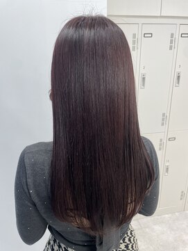 ブラウン(Brown) 艶髪ラベンダーカラー