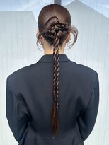 フィオーレ ヘアデザイン(FIORE hair design)&nbsp;カチモリヘア タイトヘア シニヨン