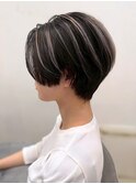 軽めマッシュ/ナチュラルセンターパートサンウォンヘア/本厚木