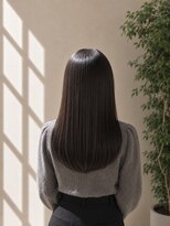 アスフィーダ(A'sfida)&nbsp;ダークグレージュ×美髪ストレートロング