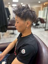 ホワイトストーン WHITE STONE&nbsp;ブルーブラック束感スパイキーショート