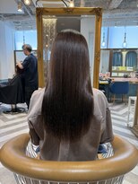 ロンドアベニール 北千住(Lond avenir)&nbsp;ダークパープル/髪質改善/縮毛矯正/オリーブベージュ/北千住