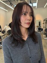 ハフ(HAFU)&nbsp;50. レイヤーカット/前髪カット/ダブルカラー/顔周り