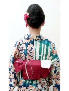 ヘアーメイク ティアラ(Hair make Tiara) 浴衣崩さないアップヘア☆+゜