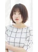 ひし形小顔ナチュラルボブ×似合わせカット【瀧上丈司】