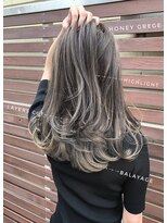 トルネード(TORNADO)&nbsp;極細ハイライトインナーバレイヤージュハニーグレージュ