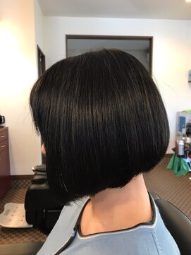 理容 うめむら ショートボブ