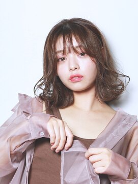 ラティ(Ratie) Ratie 鎖骨ゆる巻きミディボブ/鎖骨ミディアム【久屋大通/栄】