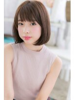 ミック ヘアアンドメイク アップ 駒込店(miq Hair&Make up) 好感度大!ナチュラルストレート前下がりミニボブ