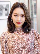 ガレリア 名駅オーキッドビル店(GALLARIA)&nbsp;大人可愛い韓国風上品ヘア（ピンクブラウン）