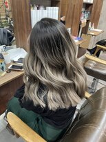 ラフ(LAFF)&nbsp;#黒髪#ボブルフ#ネビージュ#小顔#ワンレン