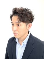 エイス 梅田 中津(Ace)&nbsp;ビジネススタイルxウェーブパーマxアイブローカット