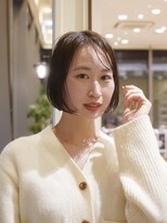 ビュートリアム 梅田(BEAUTRIUM)&nbsp;ぱつっとボブ/ミニボブ/シースルーバング/前髪/梅田/顔周り/大阪