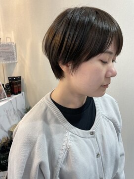 ベルバイヘアスイッチ(by hairswitch) マッシュショート♪ショートボブ丸みのあるボブ斜めバング