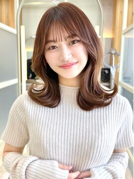 アフロートリノ(AFLOAT Leino) 【佐々木友絵】20代30代40代◎韓国式小顔レイヤースタイル