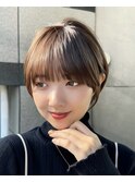 ウザバング　小顔補正立体カット　こなれヘア　おおばたける