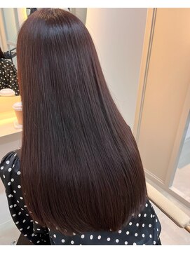 シダ(sida SAIIN) 10代20代30代艶髪ロングチェリーレッドブラウン