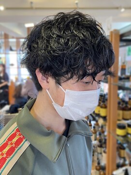 オーガニックマインド 坂戸 鶴ヶ島(organic+mind) 20代30代メンズツイストパーマ×束感オシャレ感ショート