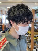 20代30代メンズツイストパーマ×束感オシャレ感ショート