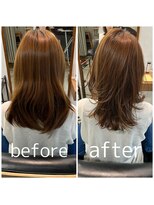 スピカ(SPICA)&nbsp;【ケアカラーコース】お客様施術事例