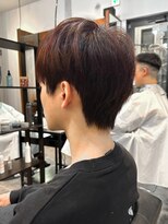 アイリーヘアデザイン(IRIE HAIR DESIGN) 【IRIE HAIR赤坂】マッシュショートレッドブラウン