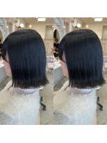 エル バイ ロンド 関(elle by Lond)&nbsp;[elle by lond]栗原　瑠世　外ハネパツッとボブ