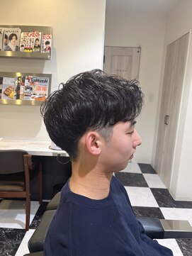 ルシードスタイル クリザンテーム ショートパーマヘア